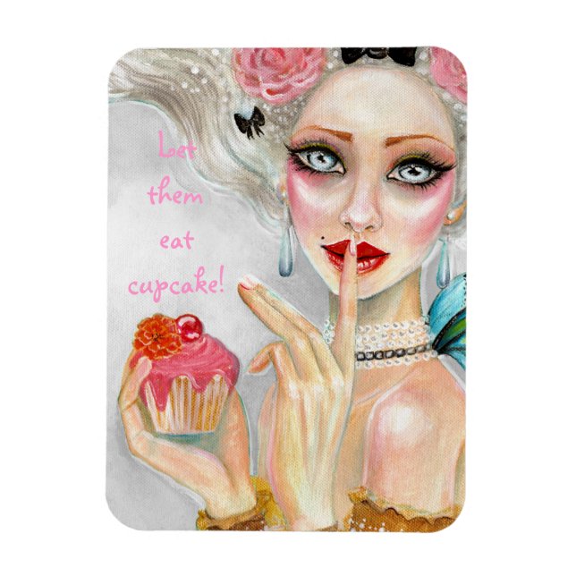 Imán Marie Antoinette Cupakes Queen (Vertical)