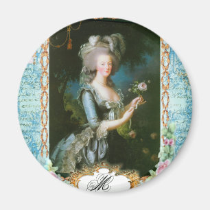 Imán Marie Antoinette y rosas rosas rosas rosas