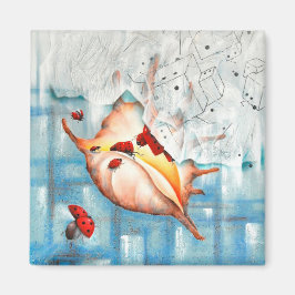 Imán Marienkäfer und Muschel