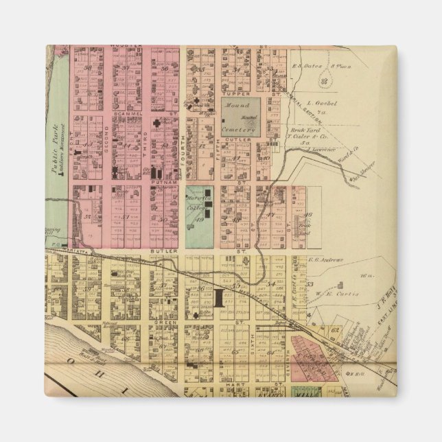 Imán Marietta, Ohio (Frente)