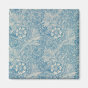 Imán Marigoldes Azules (por William Morris)