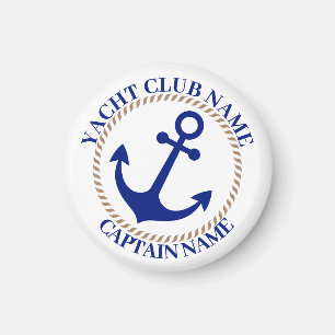 Imán Marina azul Nautical Anchor club náutico marina