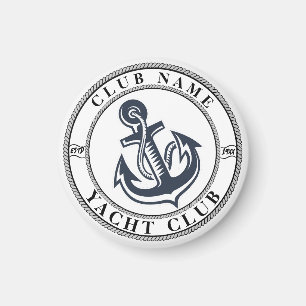 Imán Marina azul Nautical Anchor club náutico marina