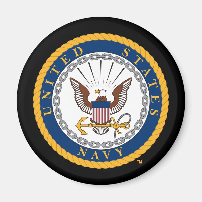 Imán Marina de Estados Unidos | Emblema naval (Frente)