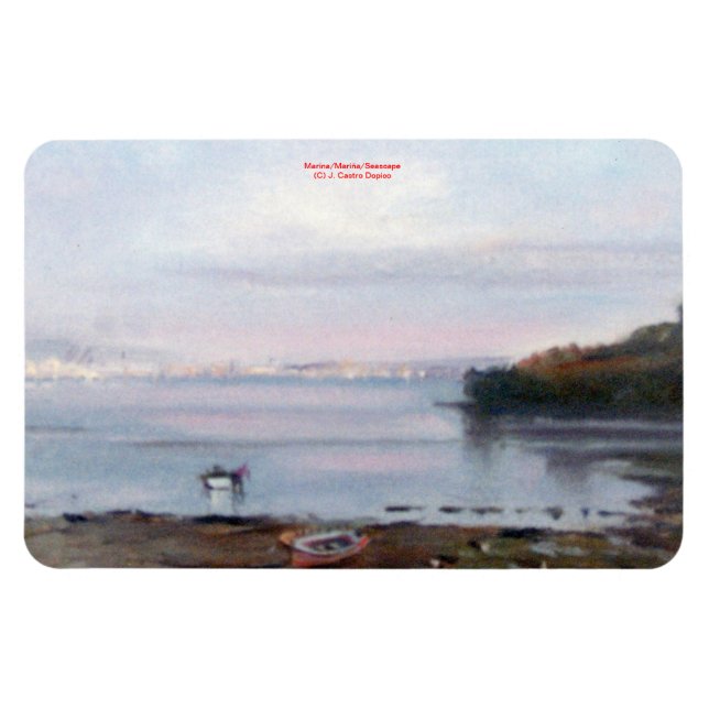 Imán Marina/Mariña/Capa Marítima (Horizontal)