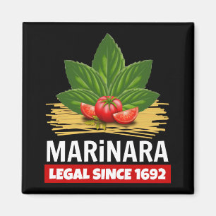Imán Marinara Legal Desde 1692 Basil Tomates Spaghetti