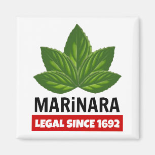 Imán Marinara Legal desde las hojas de Basil en 1692