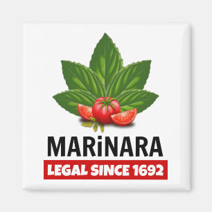 Imán Marinara Legal Desde Los Tomates Basales De 1692