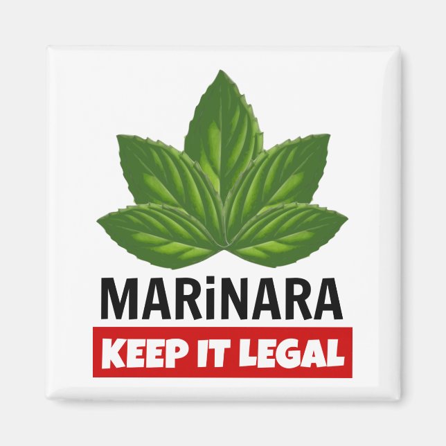Imán Marinara Manténganlo Legal (Frente)