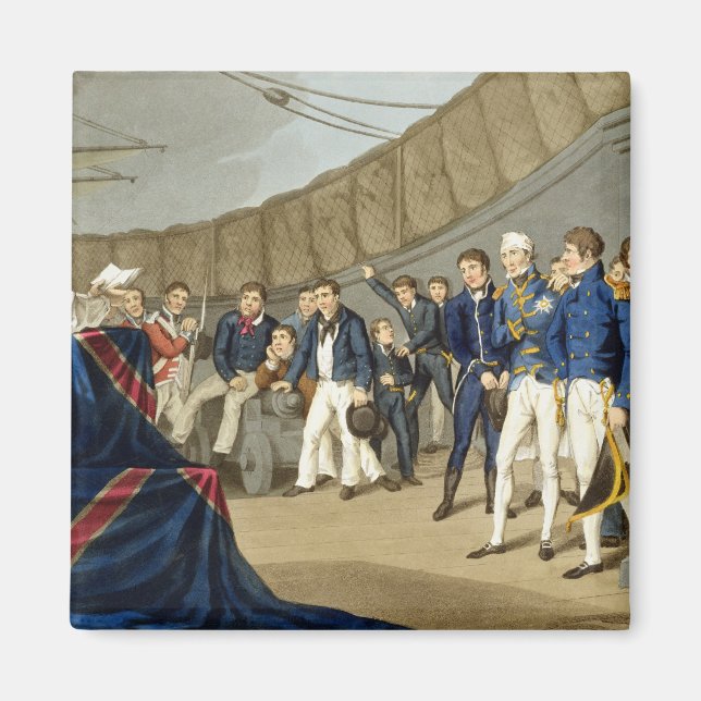 Imán Marineros en la oración a bordo del barco de Lord  (Frente)