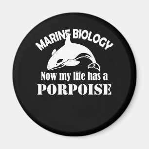 Imán Maring Biology Now My Life Tiene Una Camiseta Porp