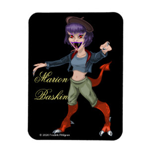 Imán MARION BASKIN 3" x 4" Magnate de fotografía flexib