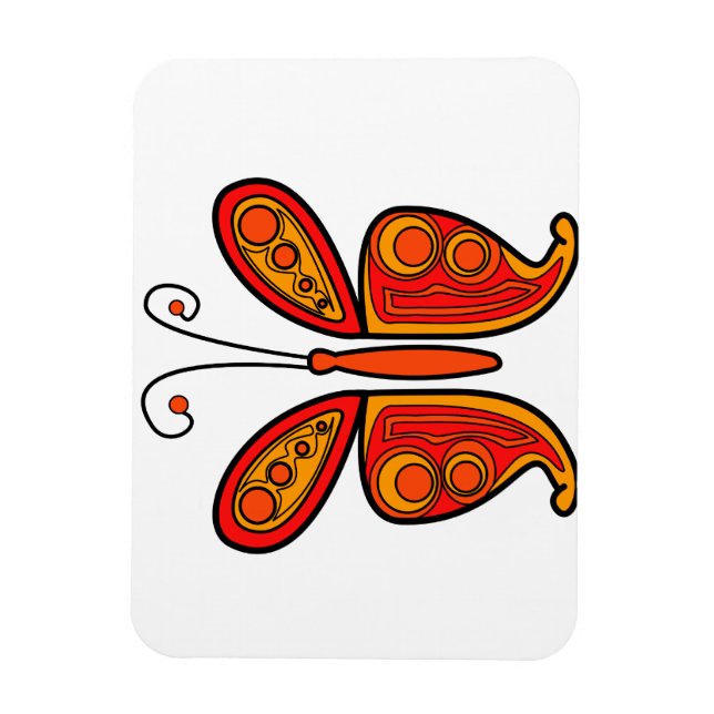 Imán mariposa (Vertical)