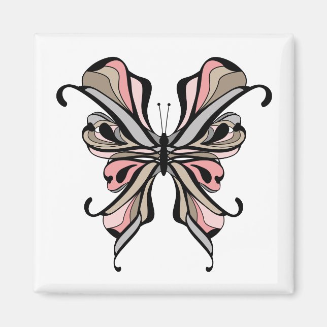 Imán Mariposa abierta (Frente)