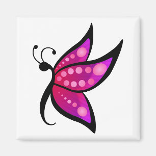 Imán Mariposa abstracta