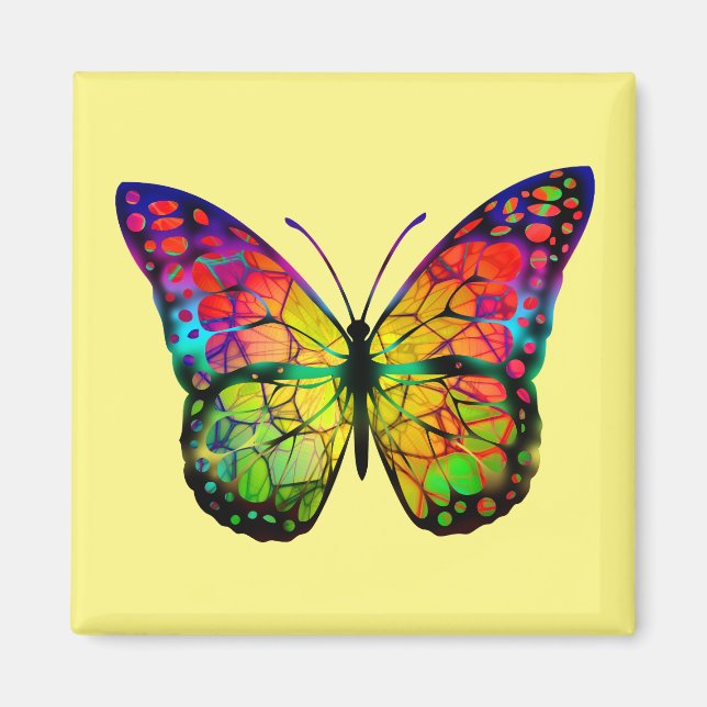 IMÁN MARIPOSA ABSTRACTA (Frente)