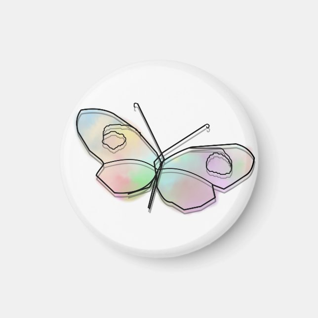 Imán Mariposa alambre (Frente)