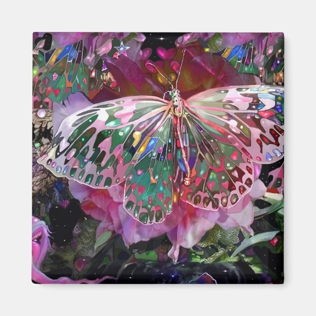 Imán ¡Mariposa Amanecer! (Frente)