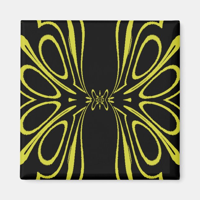 Imán Mariposa Amarilla (Frente)