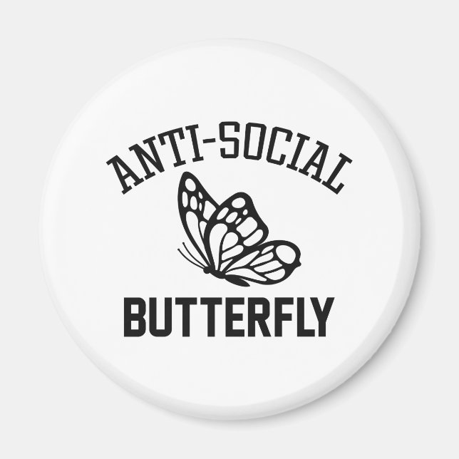 Imán Mariposa antisocial (Frente)