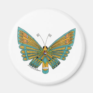 Imán Mariposa azul