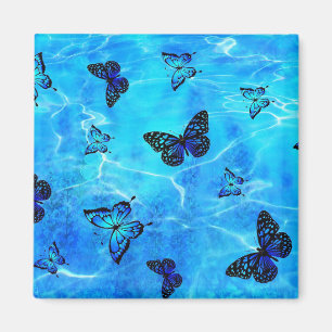 Imán Mariposa azul