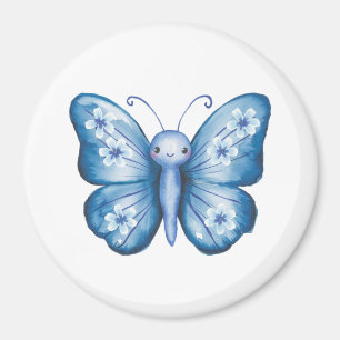 Imán Mariposa azul