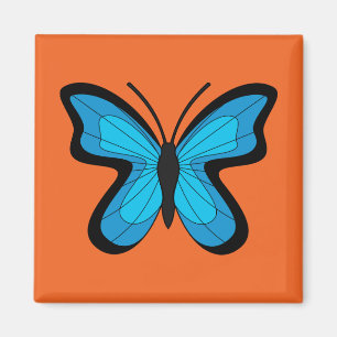 Imán Mariposa Azul