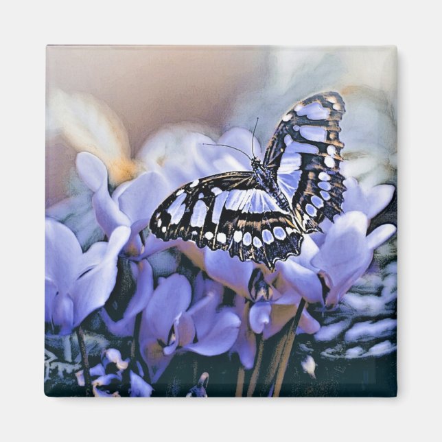 Imán Mariposa azul (Frente)