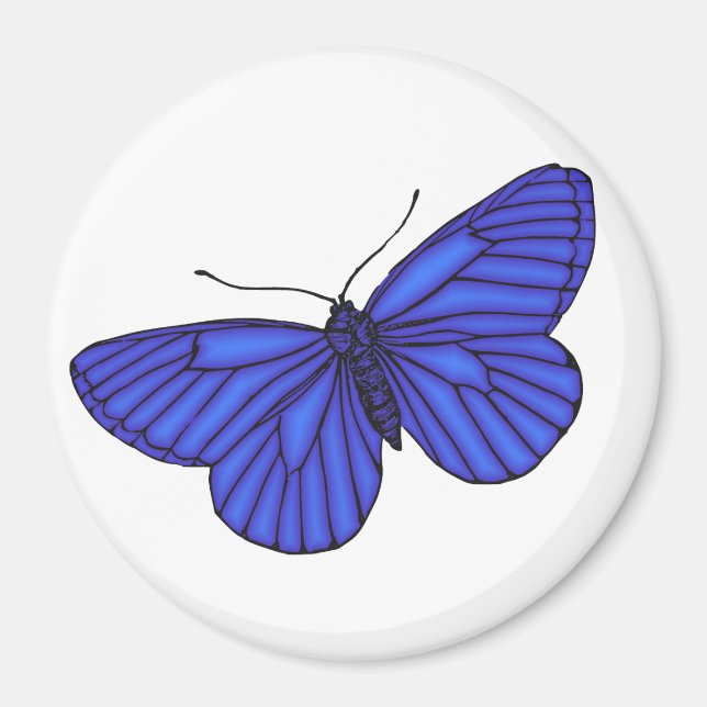 Imán Mariposa azul (Frente)