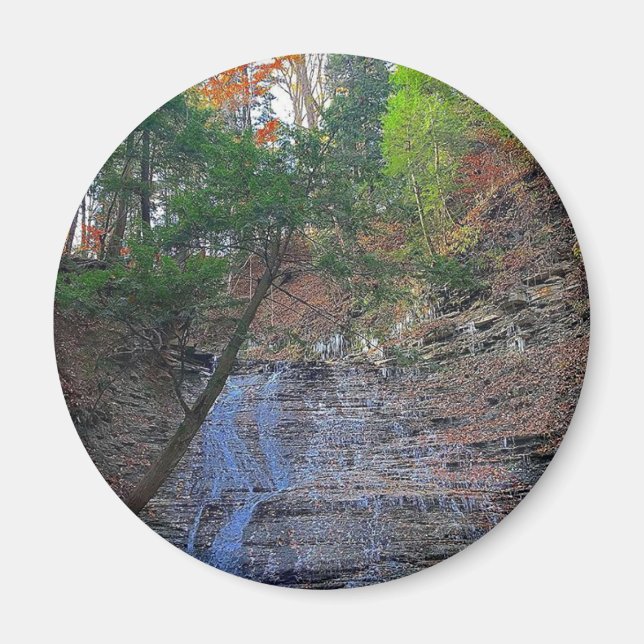 Imán Mariposa Cae Parque Nacional Cuyahoga Ohio (Frente)