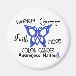 Imán Mariposa céltica 3 del cáncer de colon