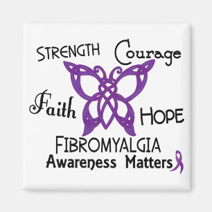 Imán Mariposa céltica 3 del Fibromyalgia
