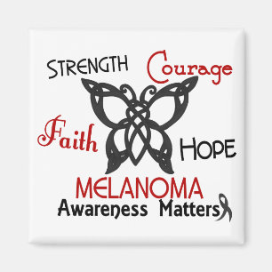 Imán Mariposa céltica 3 del melanoma