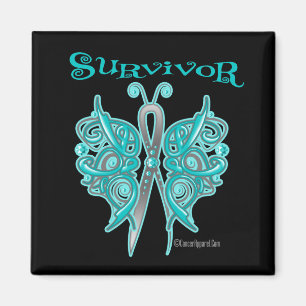 Imán Mariposa céltica del superviviente - cáncer