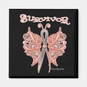 Imán Mariposa céltica del superviviente - cáncer