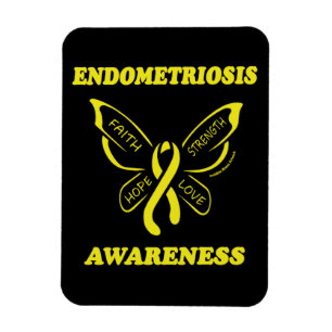 Imán Mariposa/Conciencia...Endometriosis Magnet