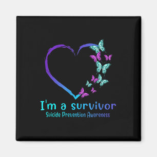 Imán Mariposa Corazón, Soy Sobreviviente Prevención Del