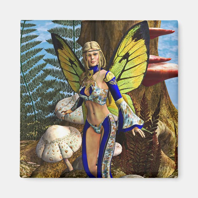 Imán Mariposa de hadas (Frente)