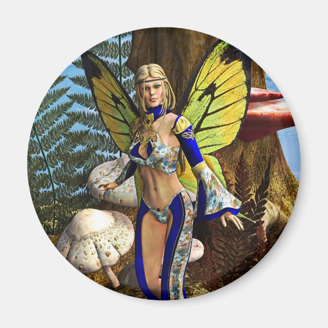 Imán Mariposa de hadas (Frente)