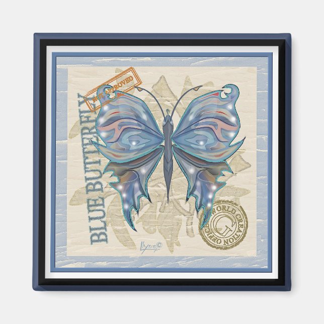 Imán Mariposa de la Oficina de Creación de G (Frente)