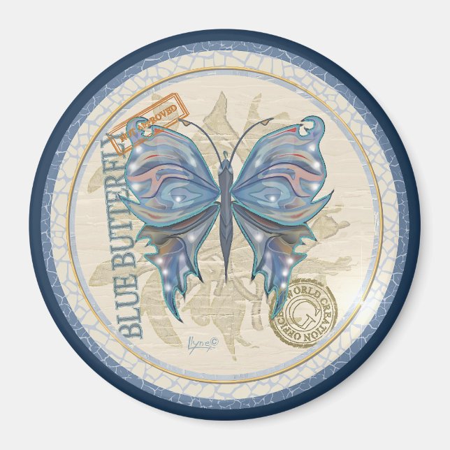 Imán Mariposa de la Oficina de Creación de G (Frente)