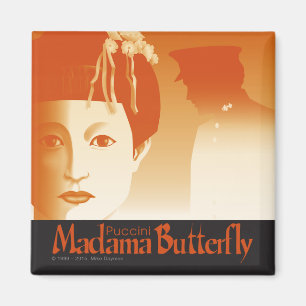 Imán ¡Mariposa de Madama! Ópera