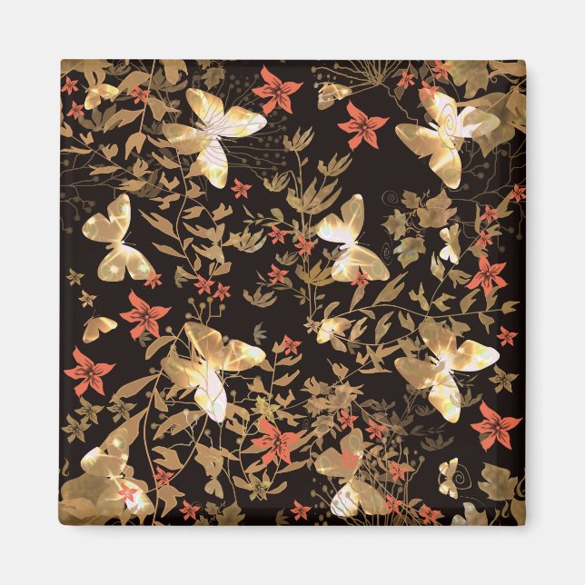 Imán Mariposa de oro (Frente)