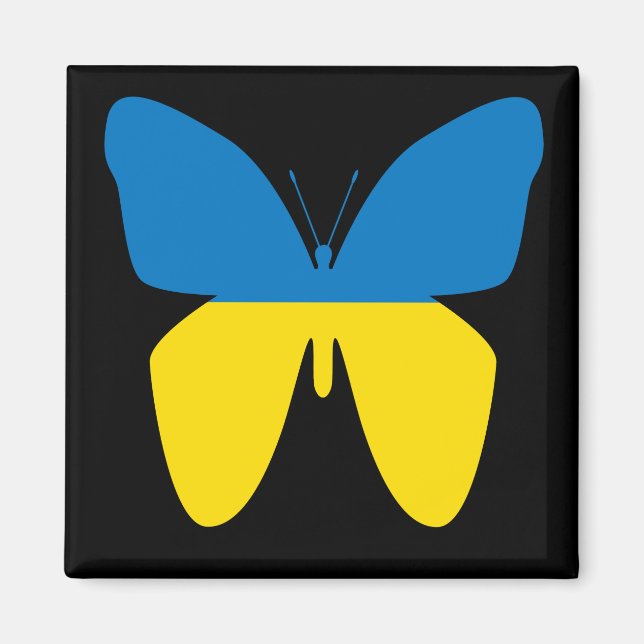Imán Mariposa de Ucrania (Frente)