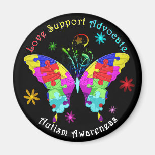 Imán Mariposa del autismo