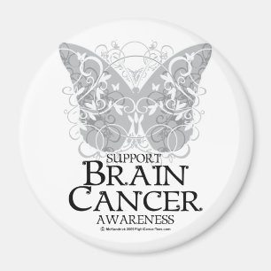 Imán Mariposa del cáncer de cerebro