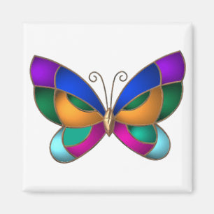 Imán Mariposa del vitral