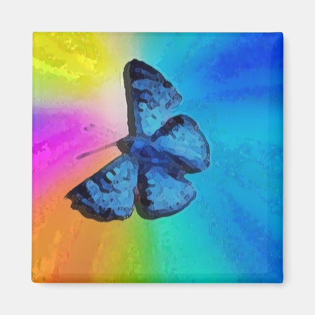 Imán mariposa en el cielo (Frente)