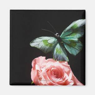 Imán Mariposa en la flor
